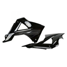 Load image into Gallery viewer, Polisport Plastics POLISPORT RADIATOR SCOOPS GAS GAS , BLACK 8413300007