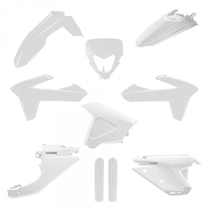 Polisport Plastics POLISPORT REPLICA PLASTIC KIT FULL KIT WHITE 91594