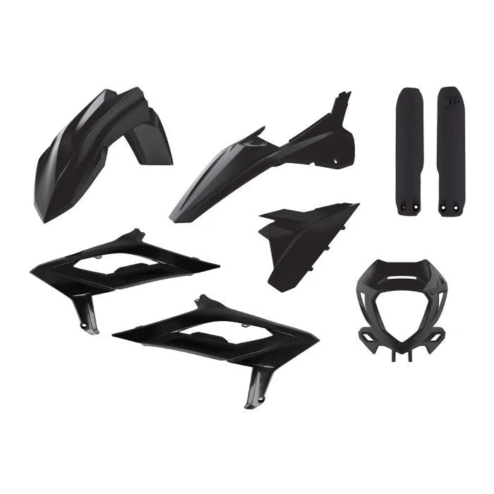 Polisport Plastics POLISPORT REPLICA PLASTIC KIT,FULL KIT BETA BLACK 91317