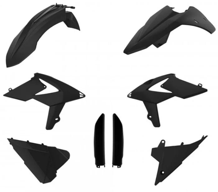 Polisport Plastics POLISPORT REPLICA PLASTIC KIT,FULL KIT BETA BLACK 91551
