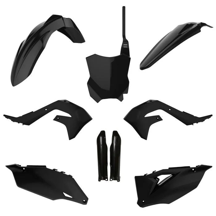 Polisport Plastics POLISPORT REPLICA PLASTIC KIT,FULL KIT KAWASAKI BLACK 91496