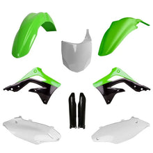 Load image into Gallery viewer, Polisport Plastics POLISPORT REPLICA PLASTIC KIT,FULL KIT KAWASAKI OEM COLOR 91567