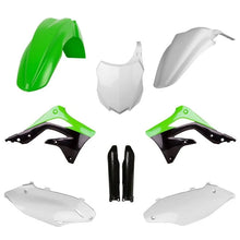Load image into Gallery viewer, Polisport Plastics POLISPORT REPLICA PLASTIC KIT,FULL KIT KAWASAKI OEM COLOR 91568