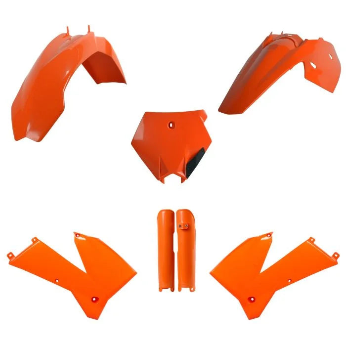 Polisport Plastics POLISPORT REPLICA PLASTIC KIT,FULL KIT KTM OEM COLOR 91436
