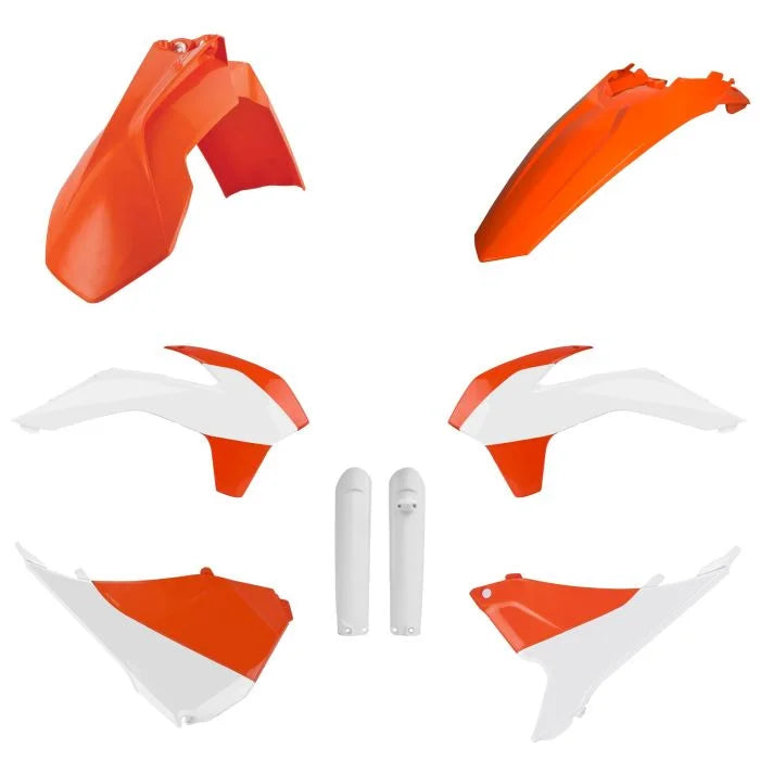 Polisport Plastics POLISPORT REPLICA PLASTIC KIT,FULL KIT KTM OEM COLOR 91464