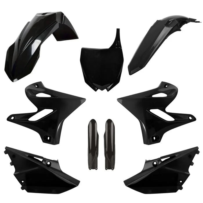 Polisport Plastics POLISPORT REPLICA PLASTIC KIT,FULL KIT YAMAHA BLACK 91390