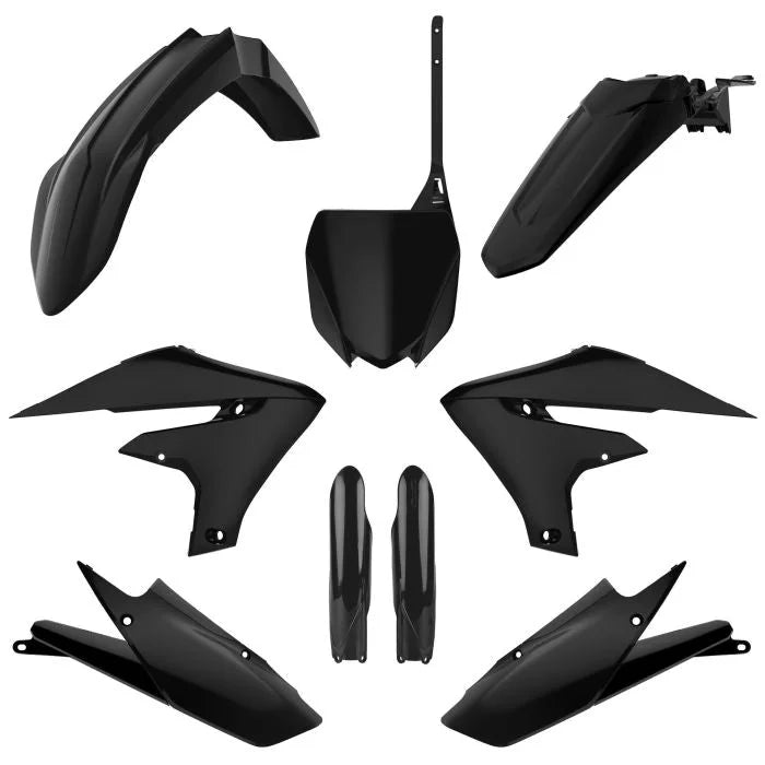 Polisport Plastics POLISPORT REPLICA PLASTIC KIT,FULL KIT YAMAHA BLACK 91410