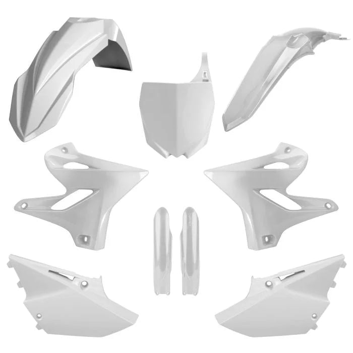 Polisport Plastics POLISPORT REPLICA PLASTIC KIT,FULL KIT YAMAHA WHITE 91389