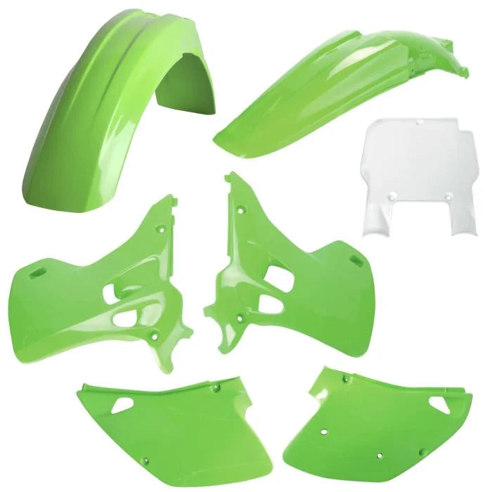 Polisport Plastics POLISPORT REPLICA PLASTIC KIT,STANDARD KIT KAWASAKI OEMCOLOR 91338
