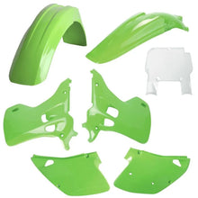 Load image into Gallery viewer, Polisport Plastics POLISPORT REPLICA PLASTIC KIT,STANDARD KIT KAWASAKI OEMCOLOR 91338
