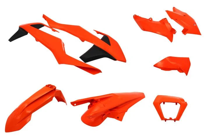 Polisport Plastics POLISPORT REPLICA PLASTIC KIT,STANDARD KIT KTM ORANGE 91584