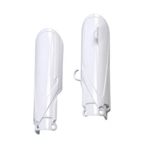 Load image into Gallery viewer, Polisport Plastics POLISPORT REPLICA PLASTIC,FORK GUARDS YAMAHA WHITE 8399800001