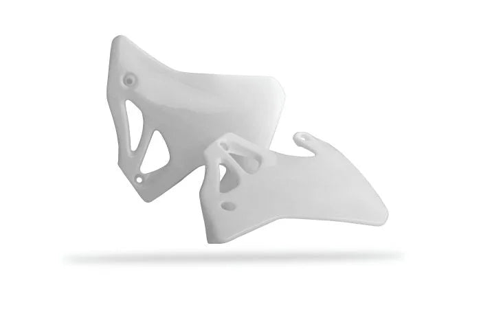 Polisport Plastics POLISPORT REPLICA PLASTIC,RADIATOR SCOOPS HONDA WHITE 8410000001