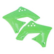 Load image into Gallery viewer, Polisport Plastics POLISPORT REPLICA PLASTIC,RADIATOR SCOOPS KAWASAKI GREEN 8495400001 - Main Product View