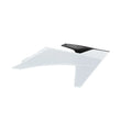 Load image into Gallery viewer, Polisport Plastics POLISPORT REPLICA RADIATOR SCOOPS BLACK/WHITE OEM COLOR 8478000002 - Main Product View