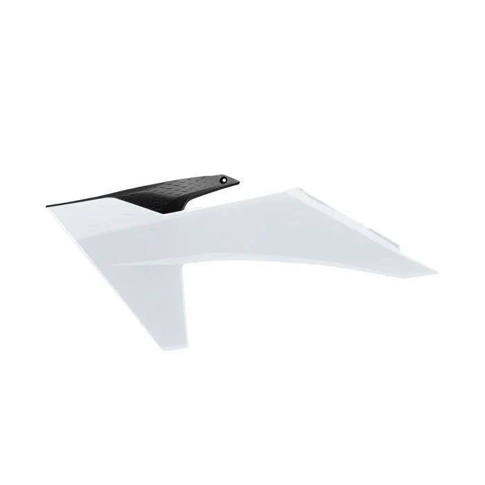 Polisport Plastics POLISPORT REPLICA RADIATOR SCOOPS BLACK/WHITE OEM COLOR 8478000002 - Side View