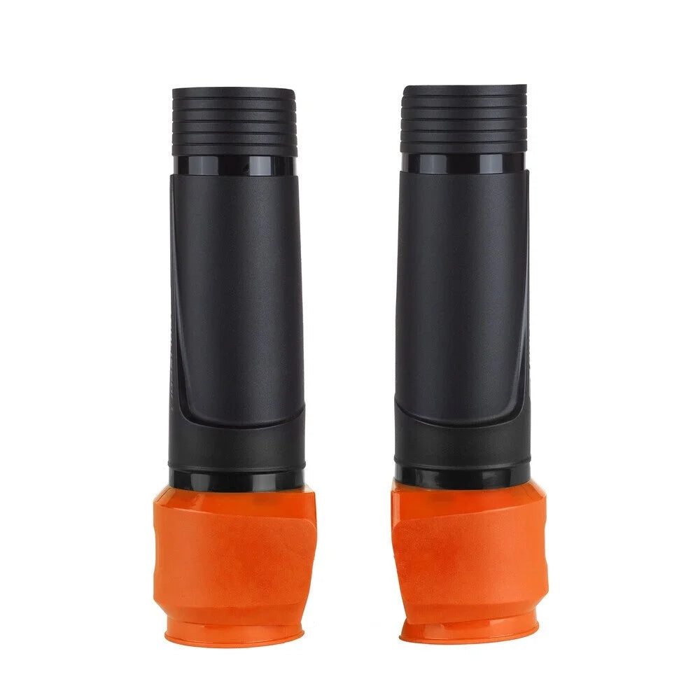 Polisport Plastics POLISPORT ,UPPER FORK GUARDS BLACK/ORANGE 8488000002