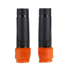 Load image into Gallery viewer, Polisport Plastics POLISPORT ,UPPER FORK GUARDS BLACK/ORANGE 8488000002