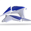 Load image into Gallery viewer, Polisport Plastics RADIATOR SCOOPS W/ TANK COVER YZ450F BLUE YAM98/WHITE 8413800007