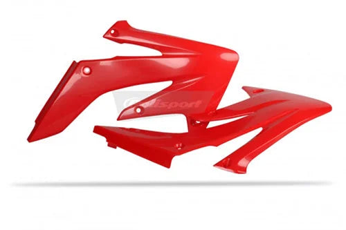 Polisport Plastics Radiator Cover - '04 OEM Red - CRF 250R 8410300003