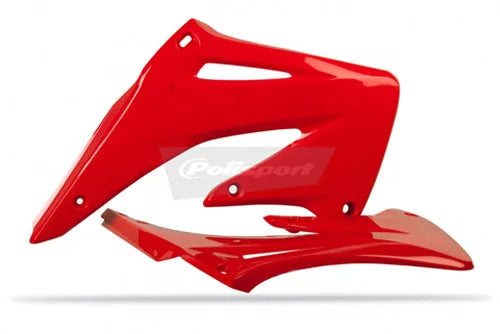 Polisport Plastics Radiator Cover - '04 OEM Red - CRF 450R 8429000011