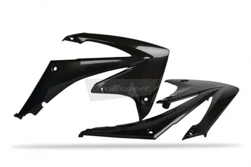 Polisport Plastics Radiator Cover - Black - CRF 250R/450R 8412700003