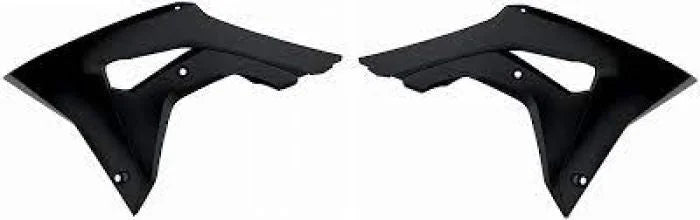 Polisport Plastics Radiator Cover - Black - CRF 250R/450R 8414800003