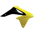Load image into Gallery viewer, Polisport Plastics Radiator Cover - Black/Yellow 8413600003 fits Suzuki RMZ 250