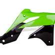 Load image into Gallery viewer, Polisport Plastics Radiator Cover - OEM Green/Black - KX 250F 8416900001