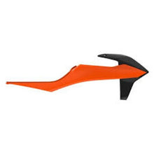 Load image into Gallery viewer, Polisport Plastics Radiator Cover - Orange/Black - KTM 8422100011