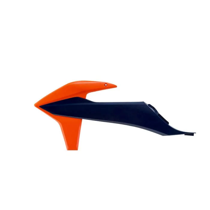 Polisport Plastics Radiator Cover - Orange/Blue - KTM 8422100045