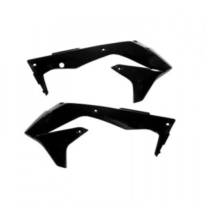 Polisport Plastics Radiator Cover - Restyle - Black - KX 125/250 8425800002