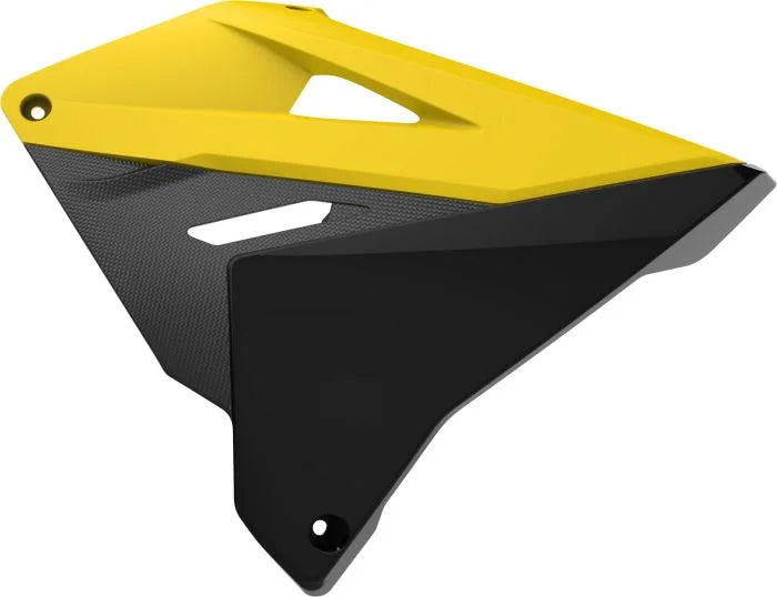 Polisport Plastics Radiator Cover - Restyle - Yellow/Black - RM 125 | RMZ 250 8423700001