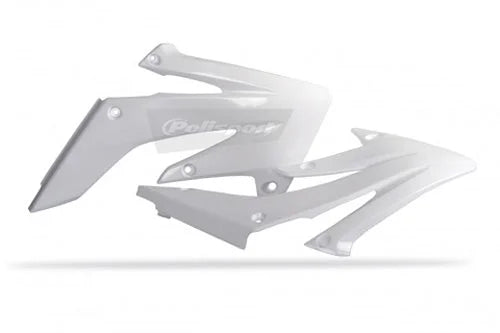 Polisport Plastics Radiator Cover - White - CRF 250R 8410300001