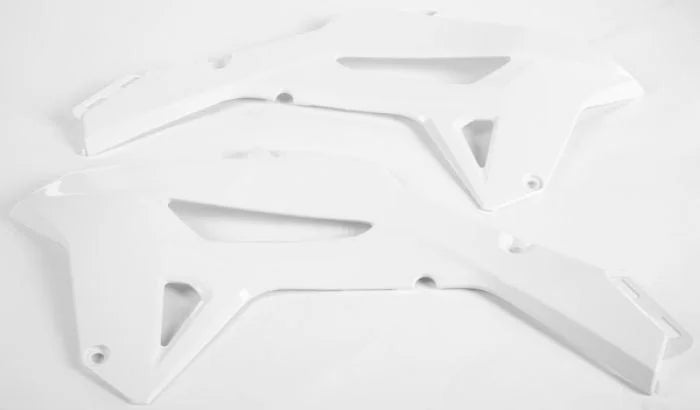 Polisport Plastics Radiator Cover - White - CRF 450R 8474900002