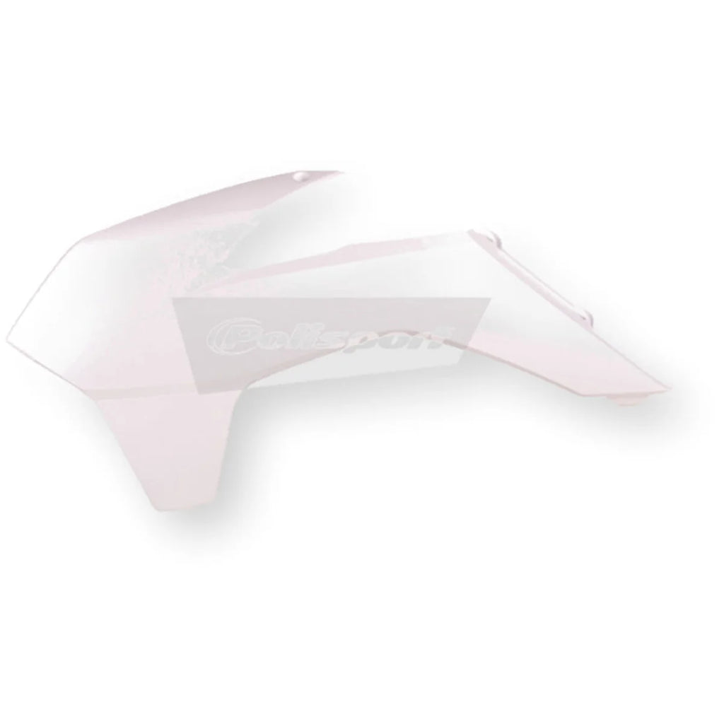 Polisport Plastics Radiator Cover - White - KTM 8417400002