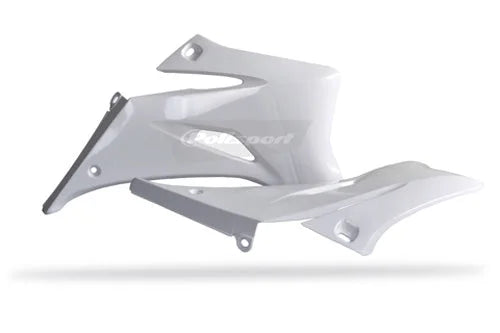 Polisport Plastics Radiator Cover - White - YZ 250F/450F 8426100005