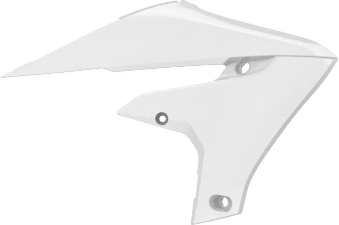 Polisport Plastics Radiator Cover - White - YZ 450F 8415100002