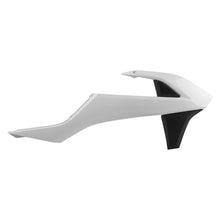 Load image into Gallery viewer, Polisport Plastics Radiator Cover - White/Black - KTM 8417800004