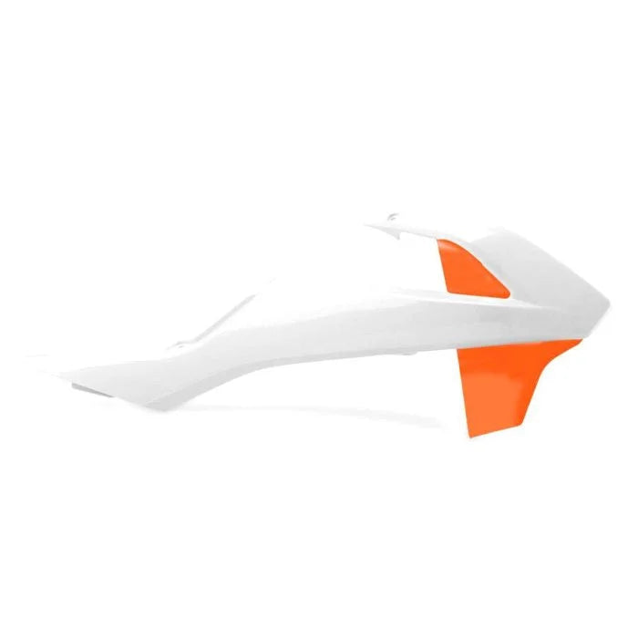 Polisport Plastics Radiator Cover - White/Orange - SX 65 8417900004