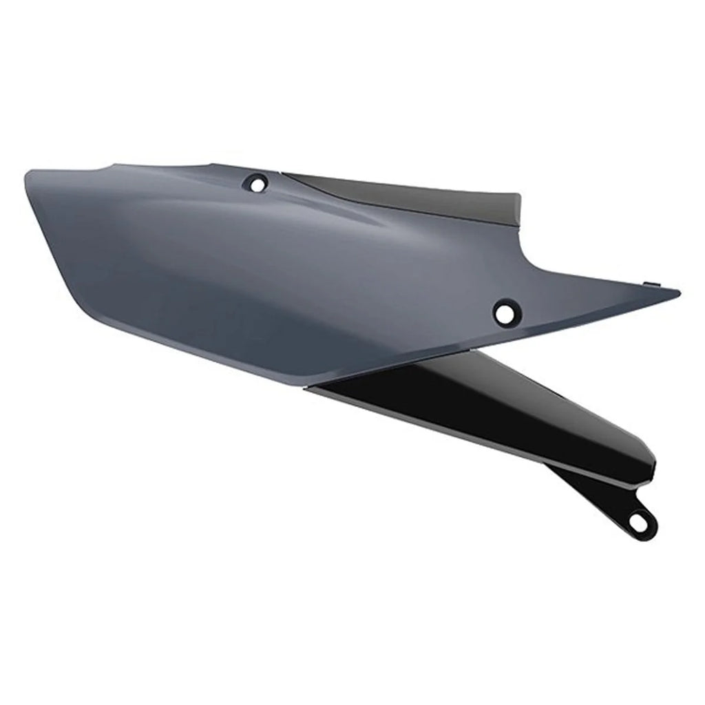 Polisport Plastics Side Panels - Gray/Black - YZF 450 8419900006