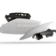 Load image into Gallery viewer, Polisport Plastics Side Panels - OEM Black/White - YZF 250 8605600001
