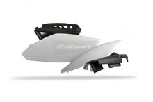 Load image into Gallery viewer, Polisport Plastics Side Panels - OEM Black/White - YZF 250 8605600001