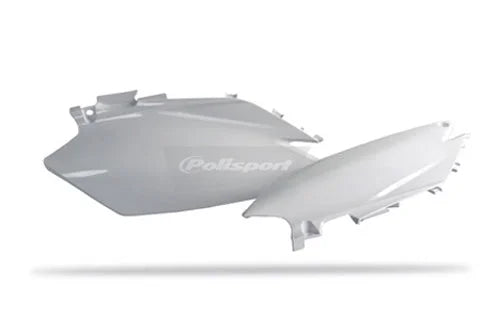 Polisport Plastics Side Panels - OEM White - CRF250R 8605500001
