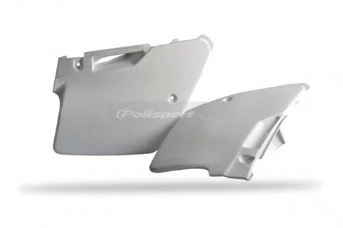 Polisport Plastics Side Panels - OEM White - KX 125/250 8419000001