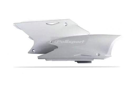 Polisport Plastics Side Panels - OEM White - KX 250F 8601900003