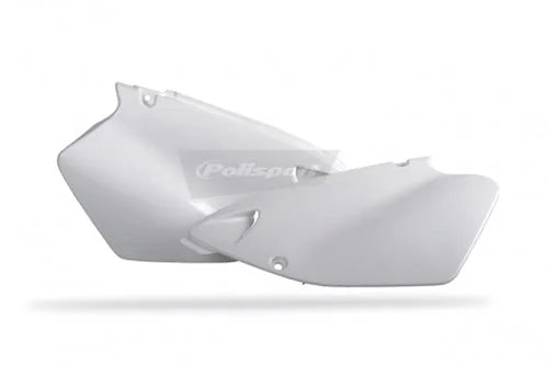 Polisport Plastics Side Panels - OEM White - YZ 125/250 8415000001