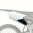Load image into Gallery viewer, Polisport Plastics Side Panels - OEM White - YZ 125/250 8607500002 - Side View