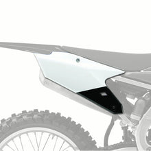 Load image into Gallery viewer, Polisport Plastics Side Panels - OEM White - YZ 125/250 8607500002 - Side View