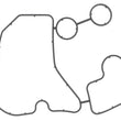 Load image into Gallery viewer, Porsche Oil Cooler Gasket 958-107-176-00